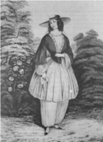 Bombachos de Amelia Bloomer en 1850